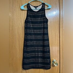 Forever21 black sleeveless bodycon dress